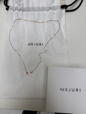 Mejuri 14k Gold baby box chain Necklace
